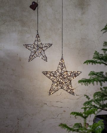 Vicke Star Utomhusdekoration belysning 30 cm - brun - Belysning - Utelampor & utomhusbelysning - Bordslampa utomhus