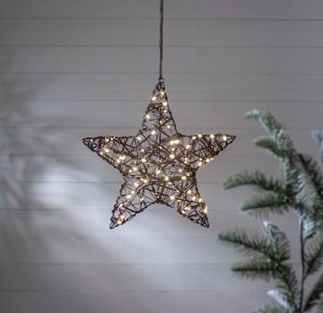 Vicke Star Utomhusdekoration belysning 40 cm - brun - Belysning - Utelampor & utomhusbelysning - Bordslampa utomhus