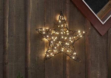 Vicke Star Utomhusdekoration belysning 40 cm - brun - Belysning - Utelampor & utomhusbelysning - Bordslampa utomhus