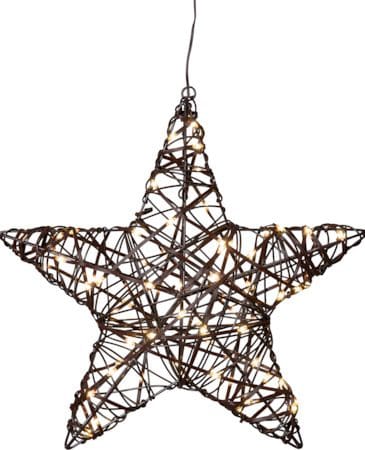 Vicke Star Utomhusdekoration belysning 40 cm - brun - Belysning - Utelampor & utomhusbelysning - Bordslampa utomhus