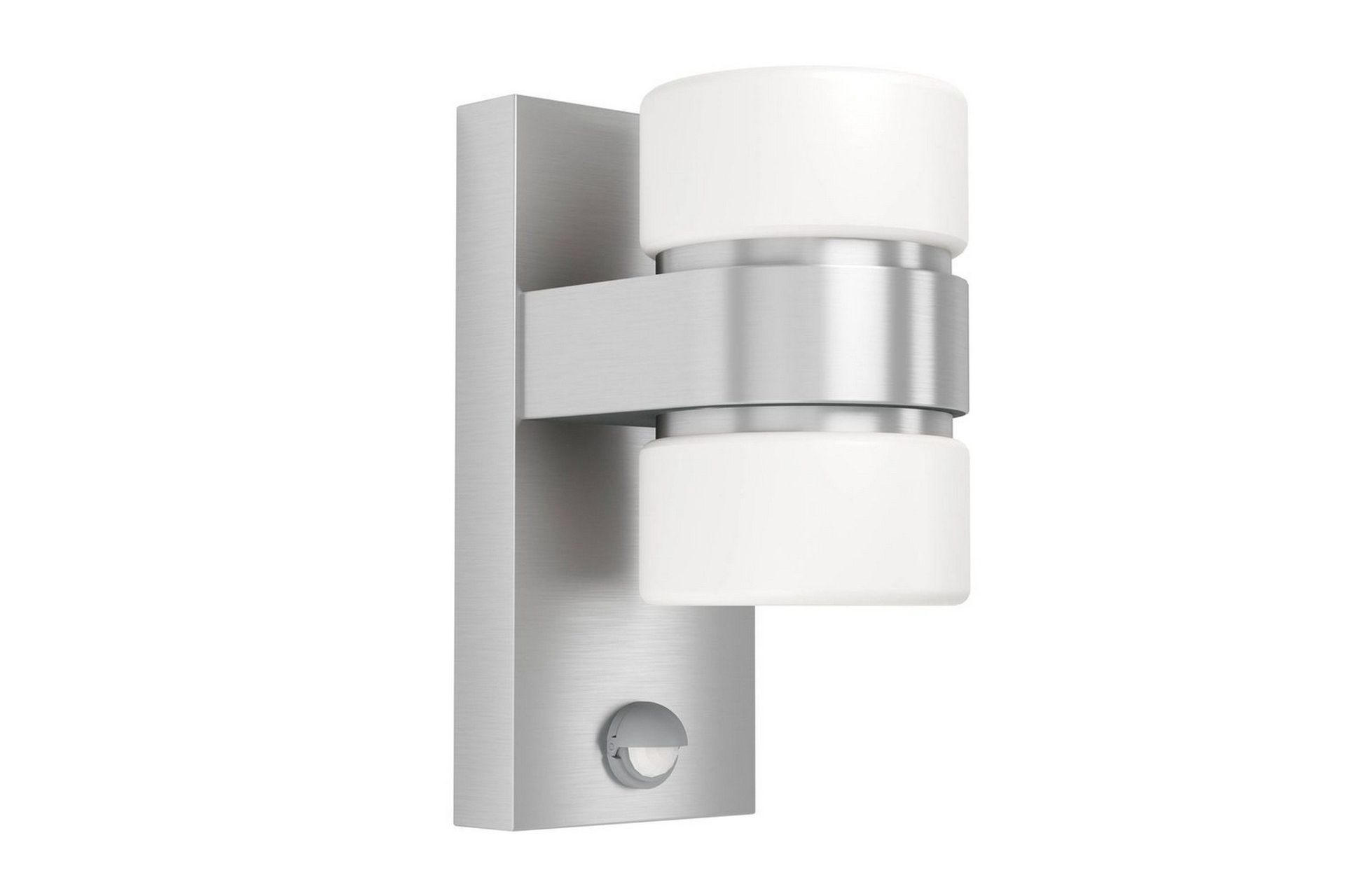 V&auml;gglampa Utebelysning Eglo Atollari Silver/Vit - Silver/Vit