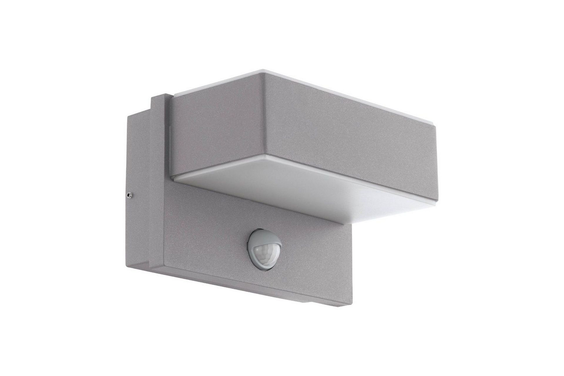Vägglampa Utebelysning Eglo Azzinano med Sensor - Silver/Vit