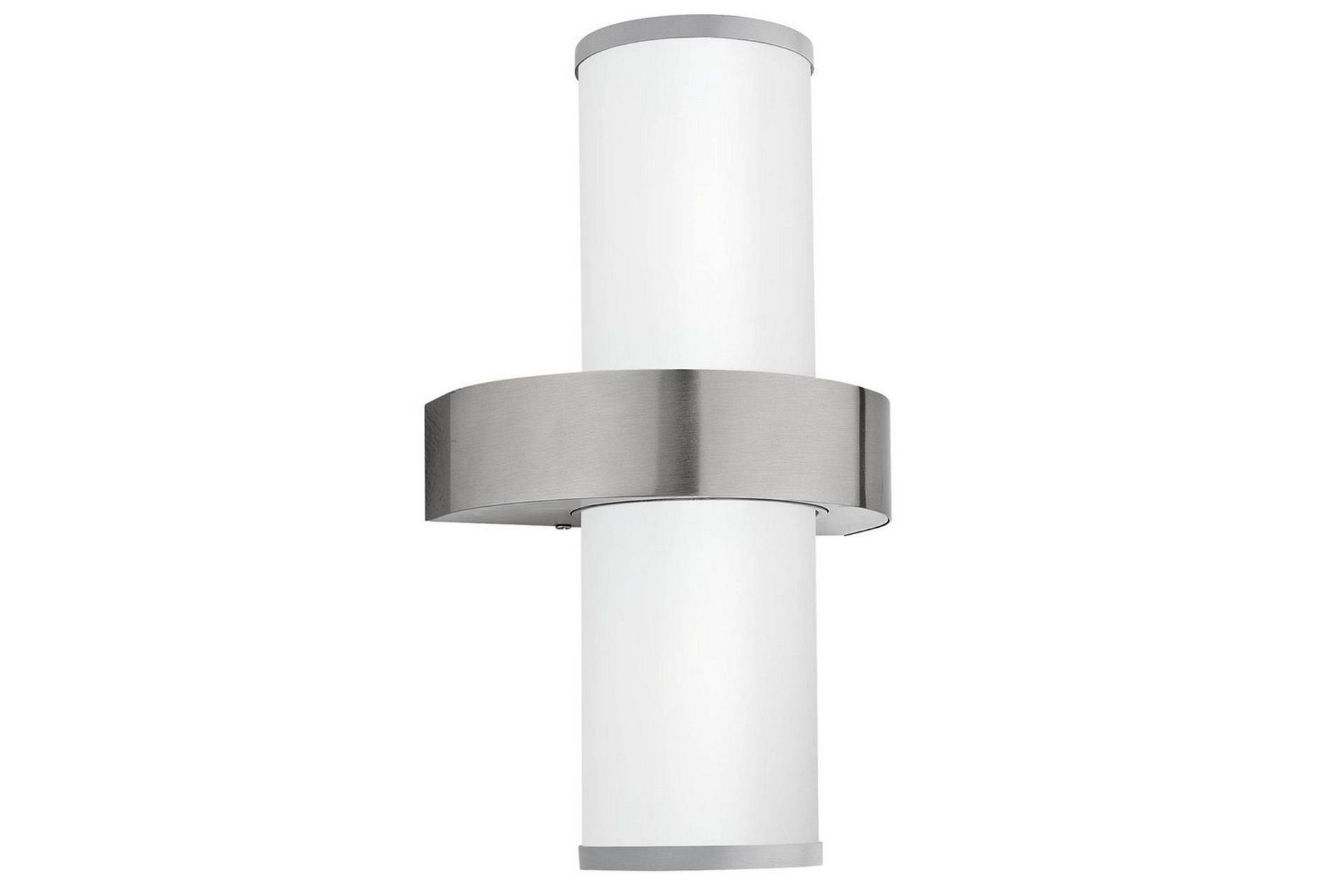 Vägglampa Utebelysning Eglo Beverly - Silver/Vit