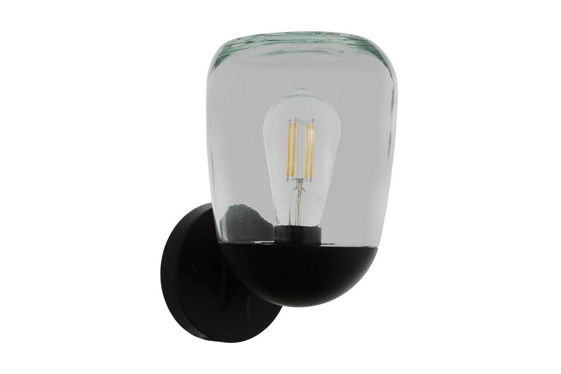 Vägglampa Utebelysning Eglo Donatori - Svart