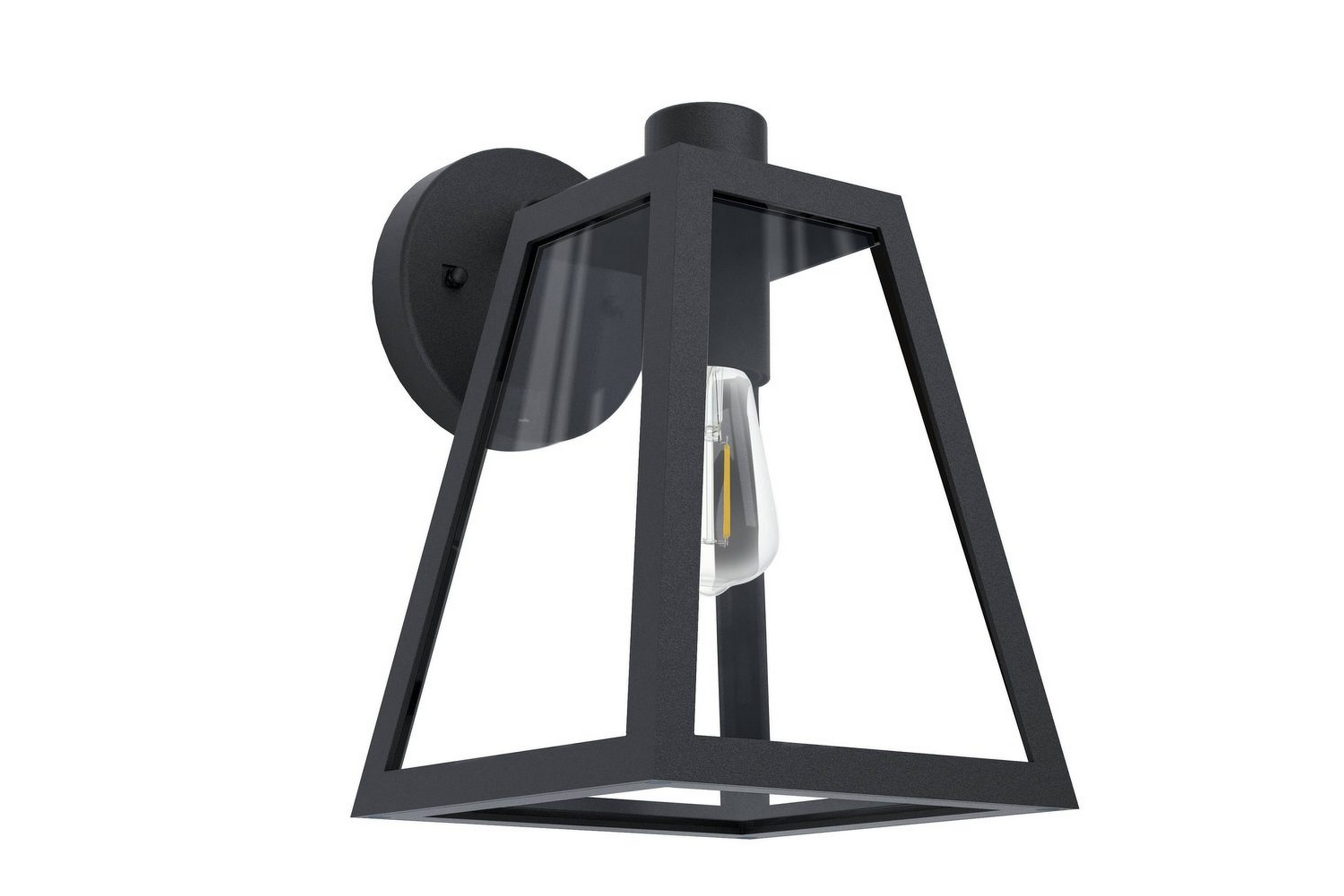 Vägglampa Utebelysning Eglo Mirandola - Svart