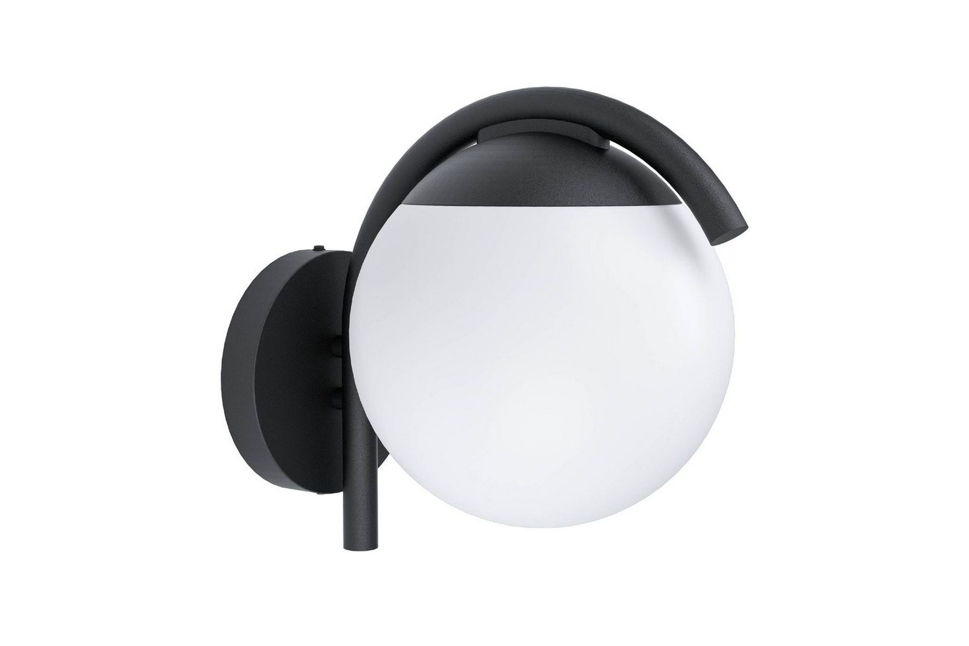 Vägglampa Utebelysning Eglo Prata Vecchia - Svart/Vit