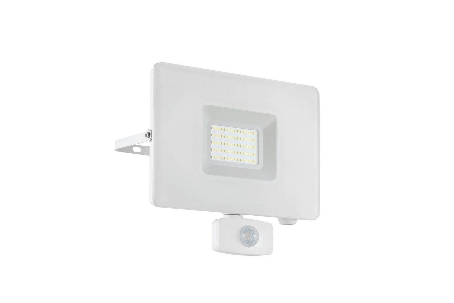 Väggstrålkastare Utebelysning Eglo Faedo 3 med Sensor 50W, Vit - Vit