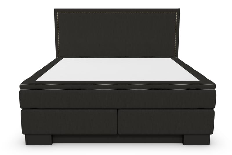 Komplett Sängpaket Romance Lyx 160x210 Cesaro Gavel Rak - Svart - Kontinentalsäng - Dubbelsäng - Komplett sängpaket