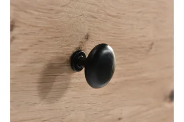 Aldbrough Garderob med Spegel 100x213 cm - Brun/Svart - Förvaring - Garderober & garderobssystem