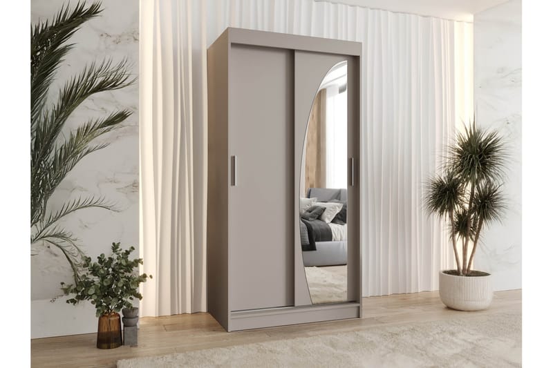 Amira Garderob m. Spegel 100x200 cm - Förvaring - Garderober & garderobssystem