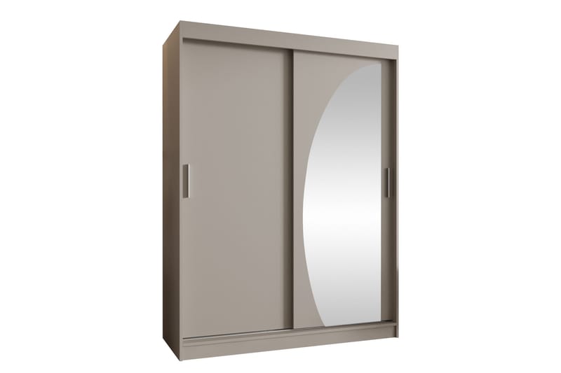 Amira Garderob m. Spegel 150x200 cm, Beige