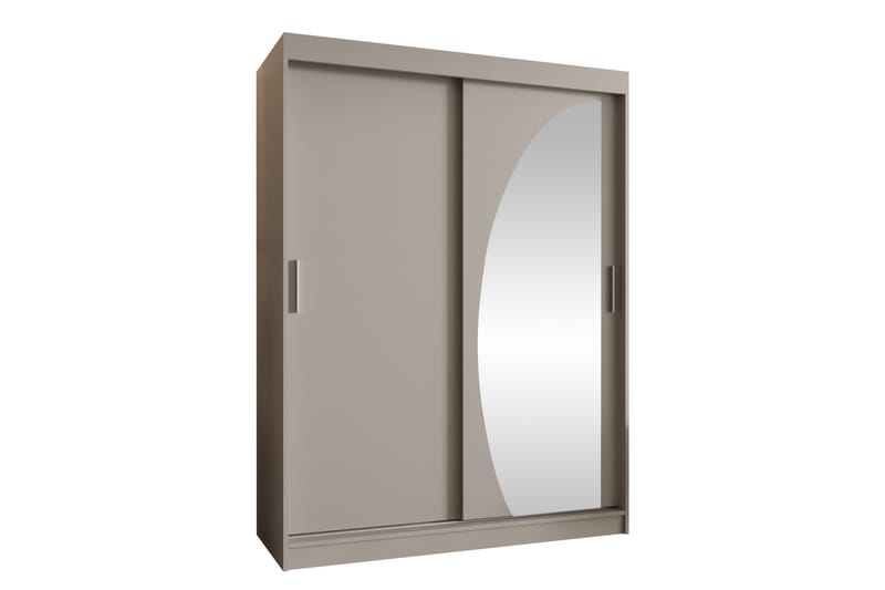 Amira Garderob m. Spegel 150x200 cm - Beige - Förvaring - Garderober & garderobssystem