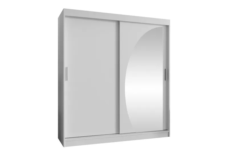 Amira Garderob m. Spegel 180x200 cm, Grön