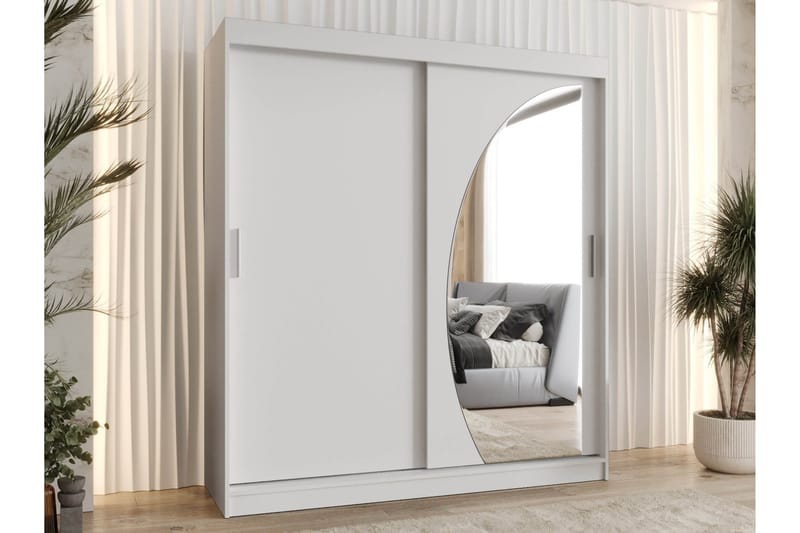 Amira Garderob m. Spegel 180x200 cm - Förvaring - Garderober & garderobssystem