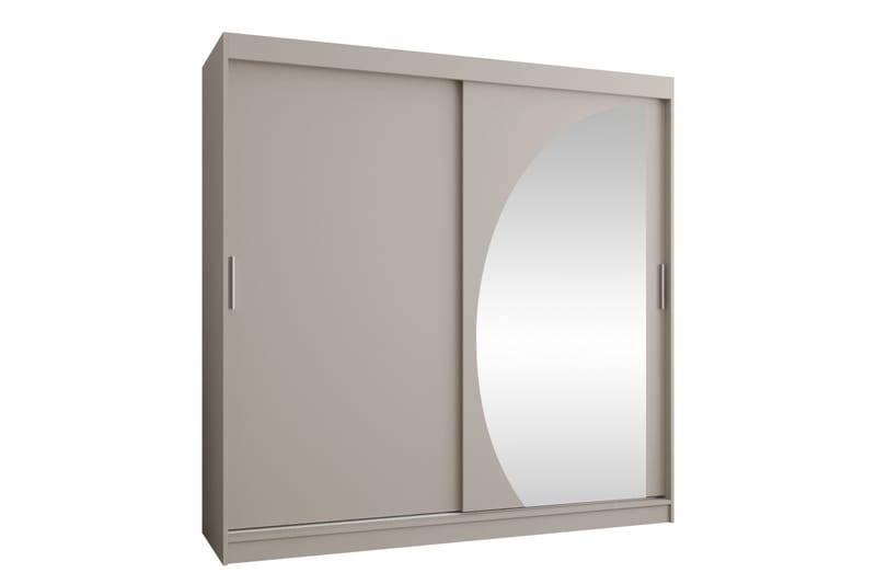 Amira Garderob m. Spegel 200x200 cm, Grön