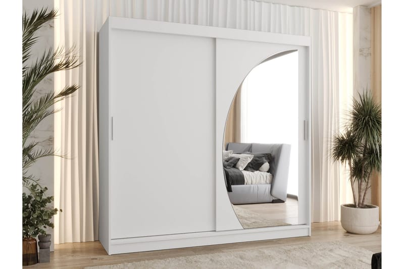 Amira Garderob m. Spegel 200x200 cm - Förvaring - Garderober & garderobssystem