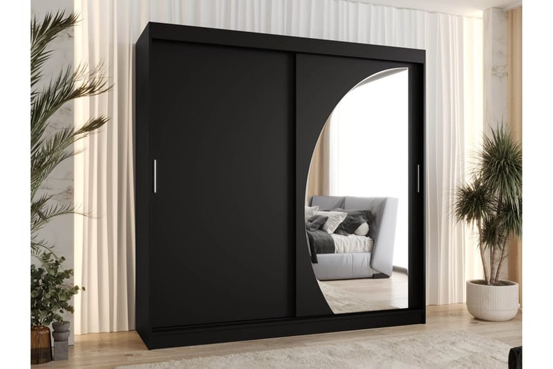 Amira Garderob m. Spegel 200x200 cm - Förvaring - Garderober & garderobssystem