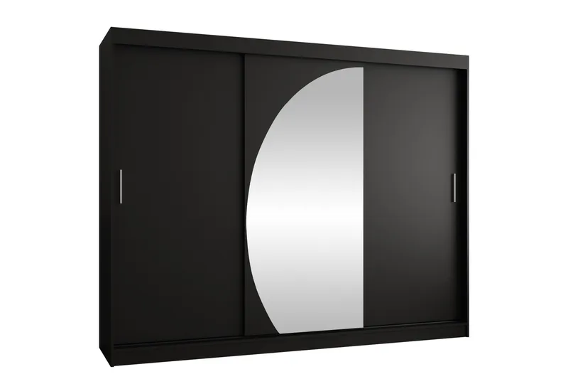 Amira Garderob m. Spegel 250x200 cm, Vit