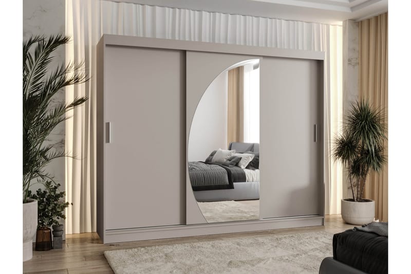 Amira Garderob m. Spegel 250x200 cm - Förvaring - Garderober & garderobssystem