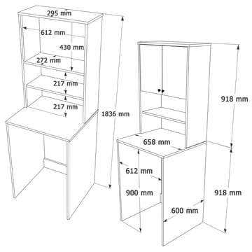 Avero Tvättmaskinsskåp 65,8x183,6x60 cm - Vit och ek - Förvaring - Badrumsförvaring