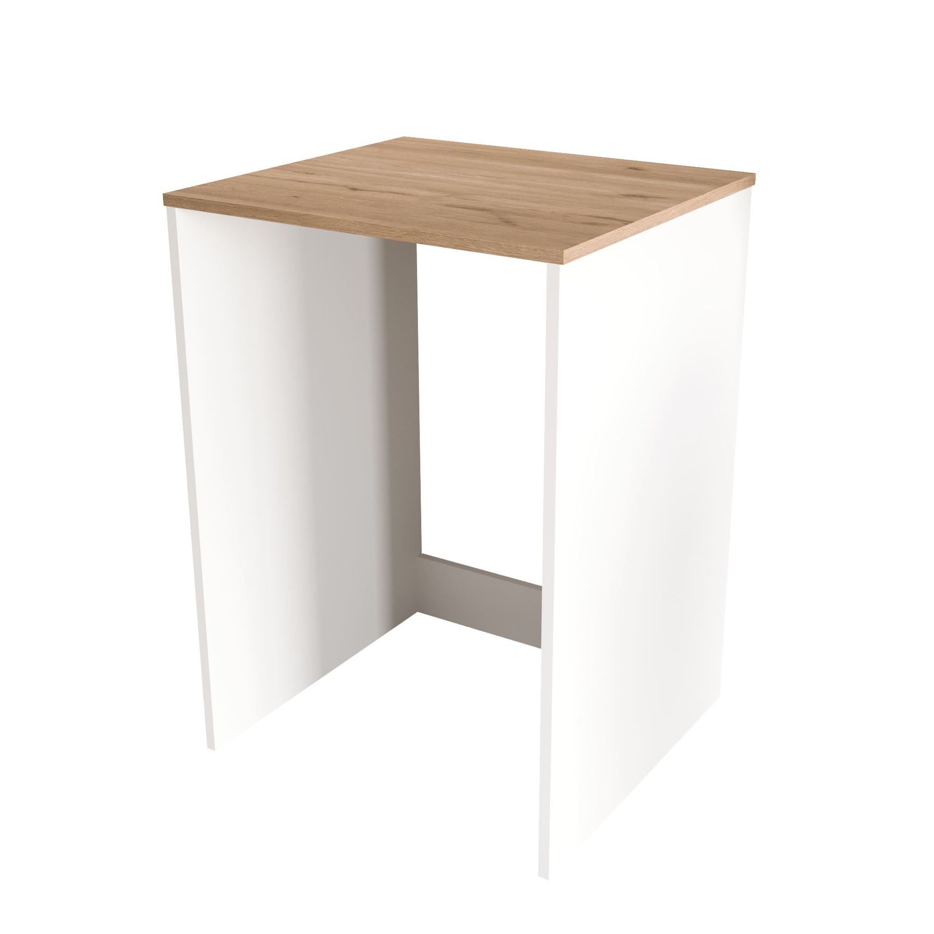 Avero Tvättmaskinsskåp 65,8x91,8x60 cm vitt och ek