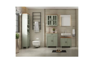 Alby Badrumsskåp 60 cm - Grön - Förvaring - Badrumsförvaring - Badrumsskåp