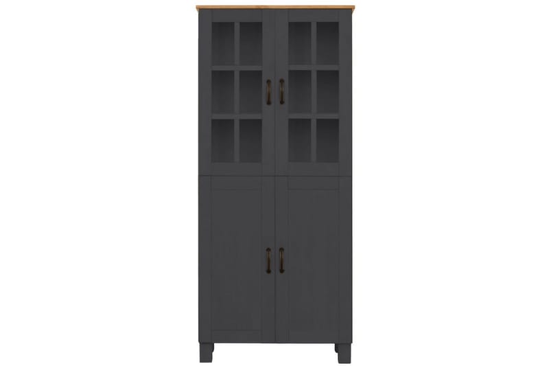 Alby Högskåp till Badrum 130x75x30 cm - Grå - Förvaring - Badrumsförvaring - Väggskåp & högskåp