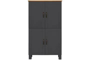 Alby Högskåp till Badrum 130x75x30 cm - Grå - Förvaring - Badrumsförvaring - Väggskåp & högskåp