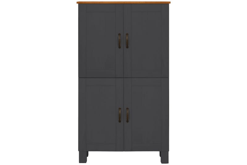 Alby Högskåp till Badrum 130x75x30 cm - Grå - Förvaring - Badrumsförvaring - Väggskåp & högskåp