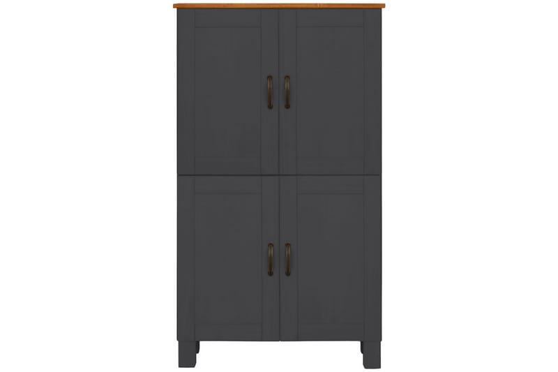 Alby Högskåp till Badrum 130x75x30 cm - Grå - Förvaring - Badrumsförvaring - Väggskåp & högskåp