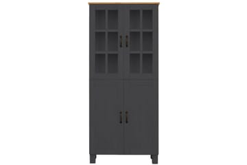 Alby Högskåp till Badrum 130x75x30 cm - Grå - Förvaring - Badrumsförvaring - Väggskåp & högskåp