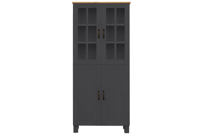 Alby Högskåp till Badrum 130x75x30 cm - Grå - Förvaring - Badrumsförvaring - Väggskåp & högskåp