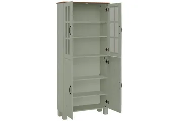 Alby Högskåp till Badrum 130x75x30 cm - Grön - Förvaring - Badrumsförvaring - Väggskåp & högskåp