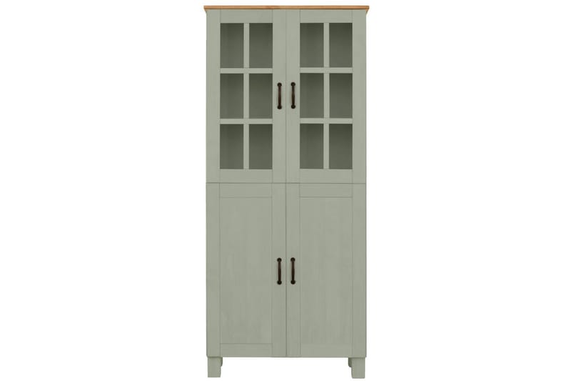 Alby Högskåp till Badrum 130x75x30 cm - Grön - Förvaring - Badrumsförvaring - Väggskåp & högskåp