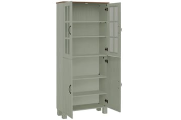 Alby Högskåp till Badrum 130x75x30 cm - Grön - Förvaring - Badrumsförvaring - Väggskåp & högskåp