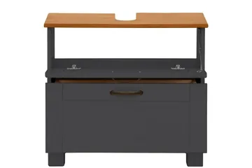 Alby Tvättställsskåp 60 cm - Grå - Förvaring - Badrumsförvaring - Tvättställsskåp & kommod