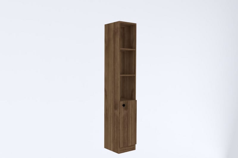 Andifli Badrumsförvaring 30x170 cm - Brun - Förvaring - Badrumsförvaring