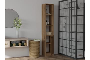 Andifli Badrumsförvaring 30x170 cm - Brun - Förvaring - Badrumsförvaring