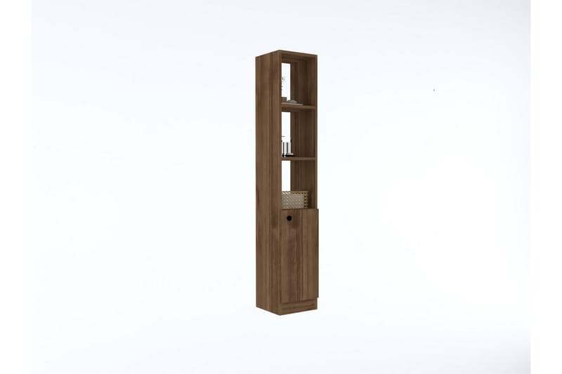 Andifli Badrumsförvaring 30x170 cm - Brun - Förvaring - Badrumsförvaring