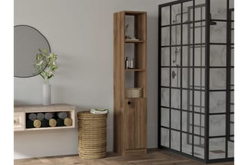 Andifli Badrumsförvaring 30x170 cm - Brun - Förvaring - Badrumsförvaring