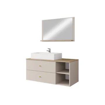 Askersund Möbelset för Badrum - Beige - Förvaring - Badrumsförvaring - Kompletta möbelpaket badrum