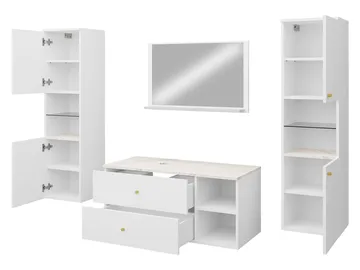 Askersund Möbelset för Badrum - Beige - Förvaring - Badrumsförvaring - Kompletta möbelpaket badrum