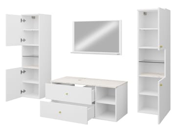 Askersund Möbelset för Badrum - Beige - Förvaring - Badrumsförvaring - Kompletta möbelpaket badrum