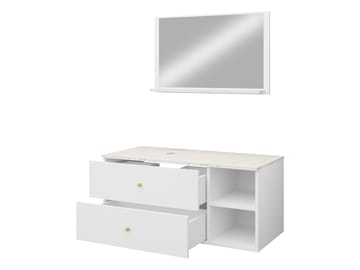 Askersund Möbelset för Badrum - Beige - Förvaring - Badrumsförvaring - Kompletta möbelpaket badrum