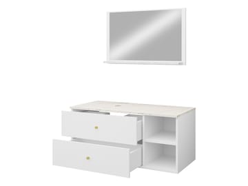 Askersund Möbelset för Badrum - Beige - Förvaring - Badrumsförvaring - Kompletta möbelpaket badrum