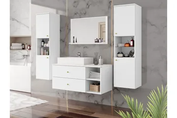 Askersund Möbelset för Badrum - Vit - Förvaring - Badrumsförvaring - Kompletta möbelpaket badrum