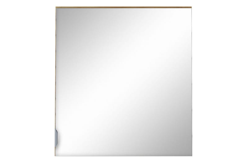 Atlas Väggskåp med Spegel 60x65 cm - Natur - Förvaring - Badrumsförvaring - Spegelskåp