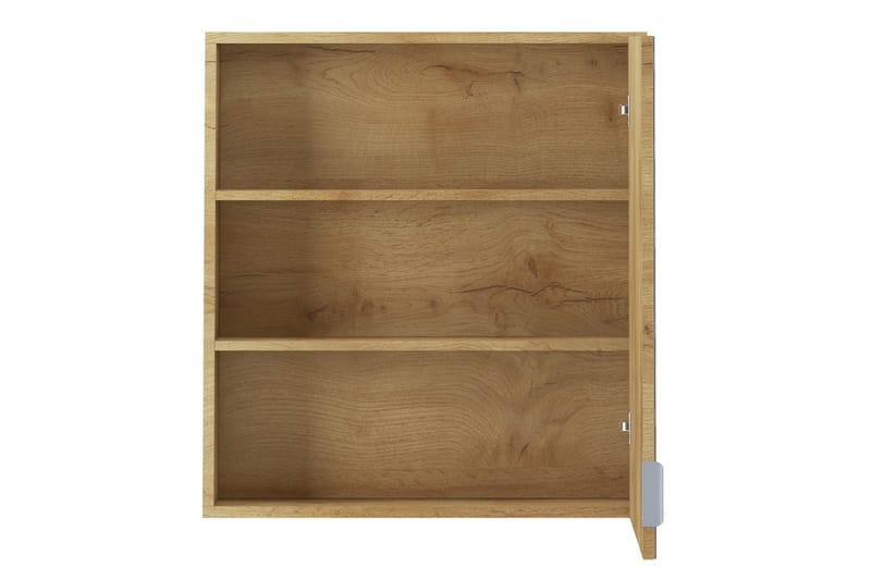 Atlas Väggskåp med Spegel 60x65 cm - Natur - Förvaring - Badrumsförvaring - Spegelskåp