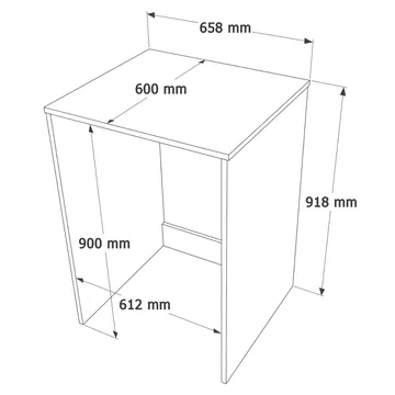 Avero Tvättmaskinsskåp 65,8x91,8x60 cm - Vitt och ek - Förvaring - Badrumsförvaring