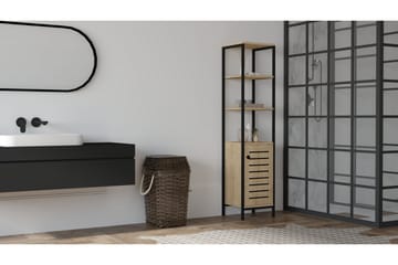 Badrumsförvaring Zakkum 38x162,2 cm - Blå - Förvaring - Badrumsförvaring